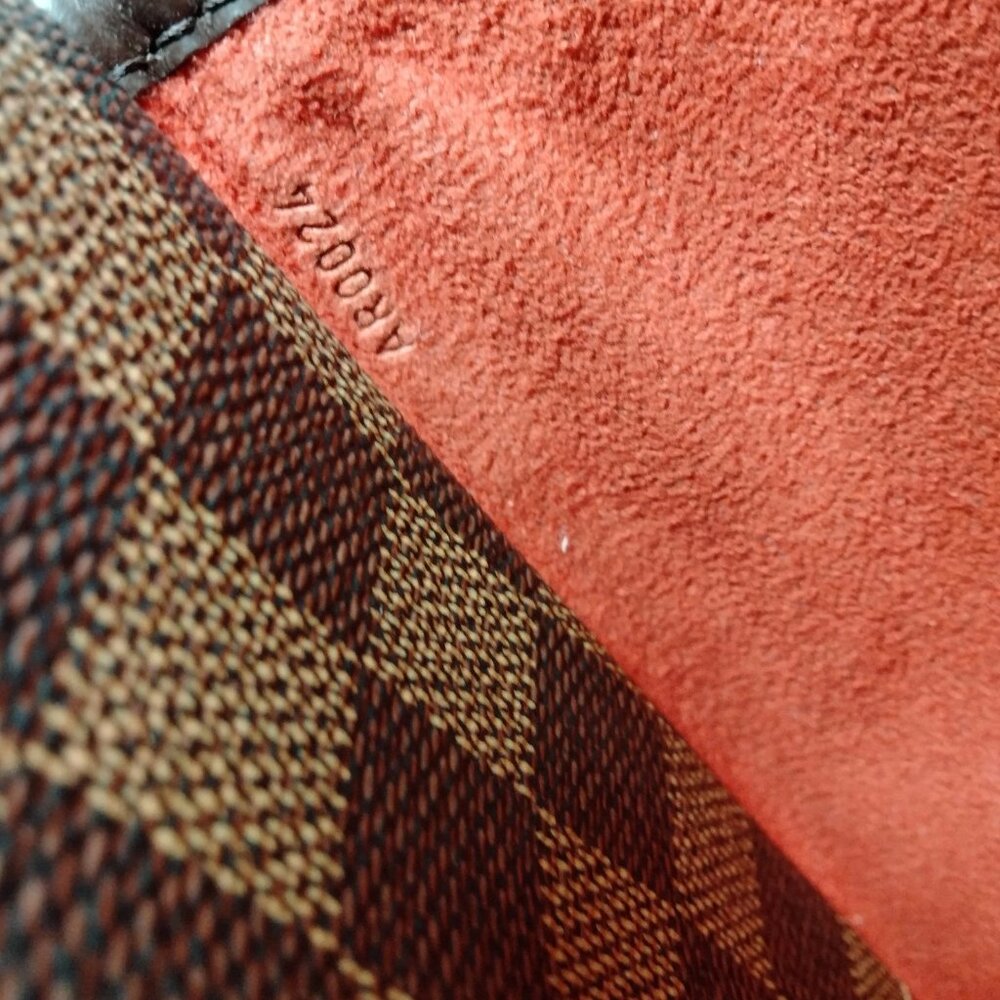 Authentic Louis Vuitton Sarria Damier Ebene Handbag Brown LV Tote Luxury Bag - Picture 15 of 16